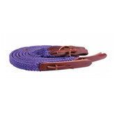 Quiet Control Split Reins - Purple